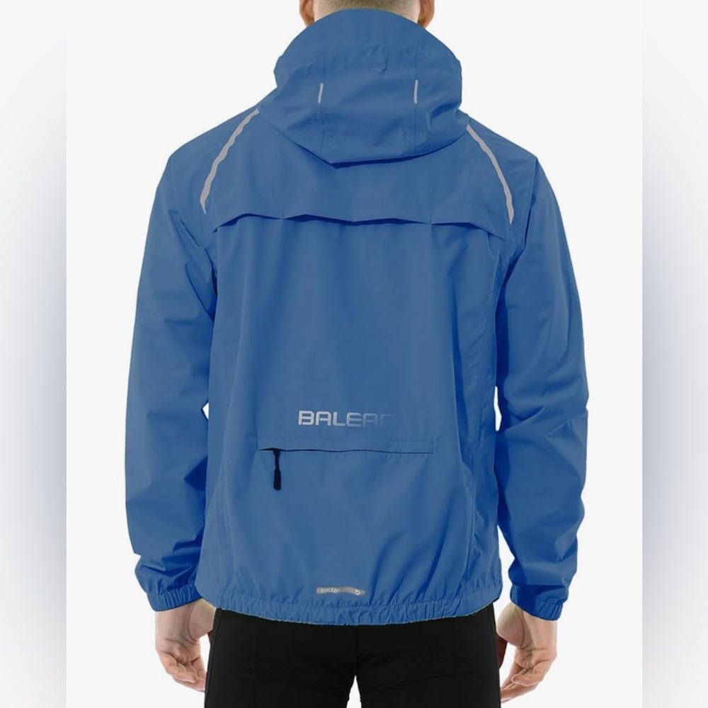 baleaf  Rain Jacket Waterproof Windbreaker Running Cycling Golf Hiking Gear Hood